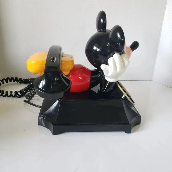 Vintage Disney Mickey Mouse Telemania Push Button Phone. - Picture 4 of 16